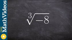 How to take the odd root of a negative integer, cube root Instructional Video