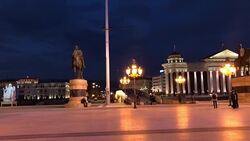 Macedonia Nears a Name-Change Referendum Stock Footage