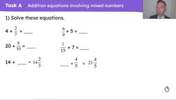 Compose and decompose mixed numbers Instructional Video