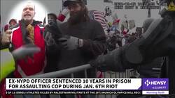 Retired NYPD Officer Sentenced 10 Years For Role In Jan. 6 Riot News Clip