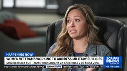 Women veterans working to address military suicides News Clip