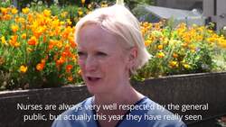 England's chief nurse: Nurses are professionals, not heroes News Clip