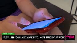 Study: Less Social Media Helps Efficiency at Work News Clip