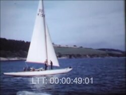 Yachting 1950s Stock Footage