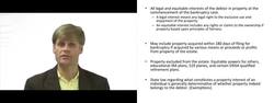 Assets included in Bankruptcy Estate Instructional Video