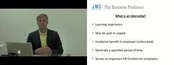 What is an Internship? Instructional Video
