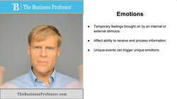 Emotions (Organizational Behavior) Instructional Video