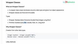 Java Programming for Complete Beginners - Java 16 - Step 08 - Java Wrapper Classes - an Introduction - Why and What? Instructional Video