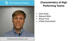 High-Performing Teams (Characteristics) Instructional Video