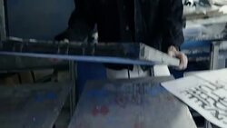 Creative workers screening t-shirt Stock Footage