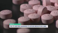 FDA to add new warning labels to prescription opioid pain medications News Clip