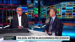 Mike Wilson on Earnings, Recession Call, AI Excitement News Clip