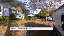 Officials: Fire breaks out at Commack home Instructional Video
