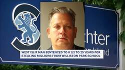 West Islip man sentenced to 8 1/3 to 25 years for stealing millions from Williston Park school News Clip