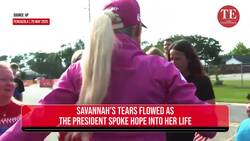 Todd & Julie Chrisley's Daughter Savannah Shares Details Of Life-Changing Call From President" News Clip