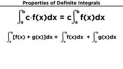 Properties of Integrals and Evaluating Definite Integrals Instructional Video