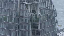 Aerial views of rush hour London in coronavirus outbreak News Clip