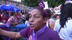 Thousands march in Brazil on Women's Day Instructional Video