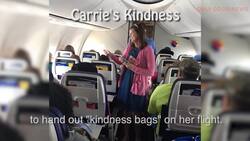 This Woman Is Spreading Kindness From 30,000 Feet! Instructional Video