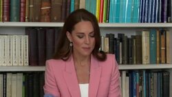 UK: Duchess of Cambridge hosts a roundtable event at the Royal Institute in central London to discuss the importance of early childhood development News Clip