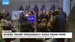 Pres. Trump Eyes Future After White House News Clip