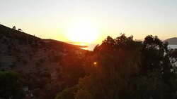 Sunset Around Lake Bafa Stock Footage