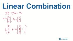 Data Science and Machine Learning (Theory and Projects) A to Z - Mathematical Foundation: Linear Combinations Instructional Video