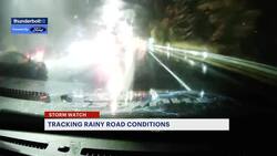 Thunderbolt 12: Checking the road conditions in Connecticut as rain continues throughout the morning News Clip