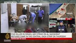 Israel targets civilian areas: Palestinians search through rubble in darkness News Clip