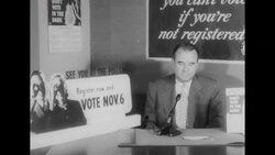 Public service announcement urging people to register to vote and to vote in upcoming US election News Clip