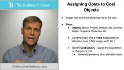 Assigning Costs to Cost Objects Instructional Video
