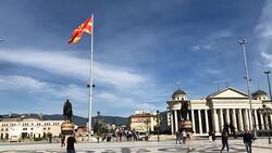 Macedonia Nears a Name-Change Referendum Stock Footage