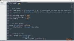 Learning D3.JS 5.0 8.4: Setting Up a Line Chart Instructional Video