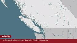 Vancouver shaken by 4.7 magnitude earthquake on B.C.’s Sunshine Coast News Clip