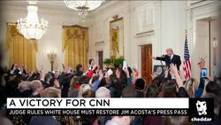 Judge Sides with CNN in Dispute Over White House Access News Clip