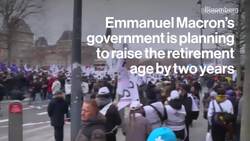 France in Protest Over Plan to Increase Retirement Age News Clip