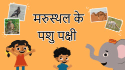 Desert Dwellers - Animals and Birds of Dry Lands - Hindi Instructional Video