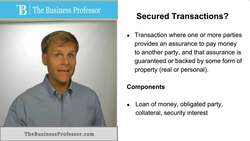 Secured Transactions Explained Instructional Video