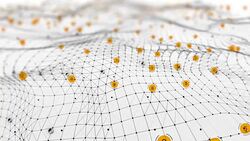 4K Plexus Background (loopable) Stock Footage