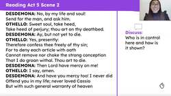 Exploring Act 5, Scene 2 of ‘Othello’ Instructional Video