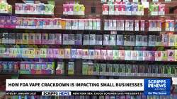 How FDA vape crackdown is impacting small businesses News Clip