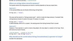 Java Interview Guide : 200+ Interview Questions and Answers - String, StringBuffer and StringBuilder Instructional Video