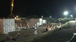 Aerial video shows massive hole in ground at nuclear site News Clip