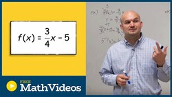 Inverse of a linear equation with fraction Instructional Video
