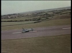 The English Electric Lightning supersonic fighter jet, 1954 -1 Stock Footage