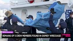 Remains of Five Crew Members Found in Osprey Wreckage News Clip