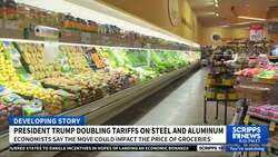 Spike in steel tariffs could imperil Trump promise of lower grocery prices News Clip