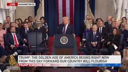 ‘Golden age’: Donald Trump is sworn in as 47th president of the US News Clip