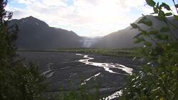 Views of a Forest and Glacier in Kenai Fjords National Park News Clip