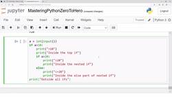 Data Science and Machine Learning (Theory and Projects) A to Z - Control Flow in Python: Indentations Instructional Video